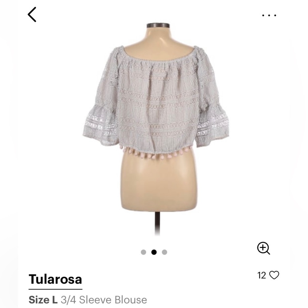 Tularosa Blouse size Large